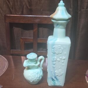 1972 Jim Beam Decanter & Avon Pitcher